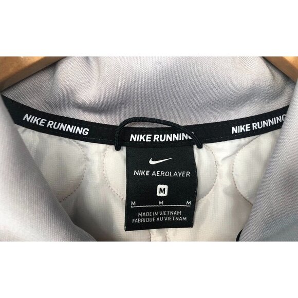 Nike Gray Quilted Vest with Black Stripe - Picture 6 of 8